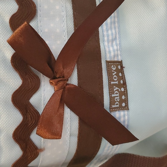 Blue & Brown Diaper Bag - Picture 10 of 10